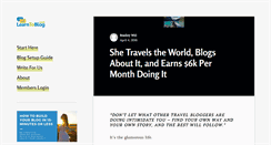 Desktop Screenshot of learntoblog.com