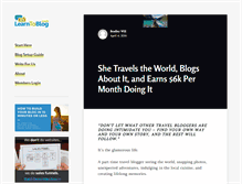 Tablet Screenshot of learntoblog.com
